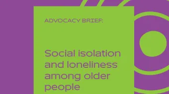 Social isolation and loneliness among older people
