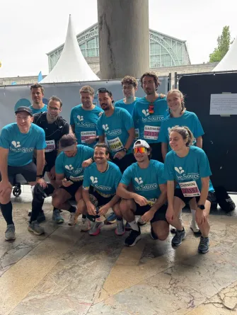 &Eacute;quipe de be.Source 20Km de Bruxelles
